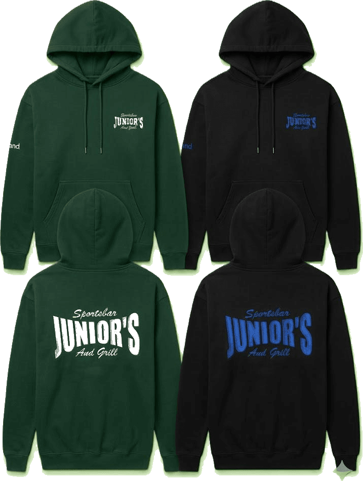 Junior's hoodies in multiple colours